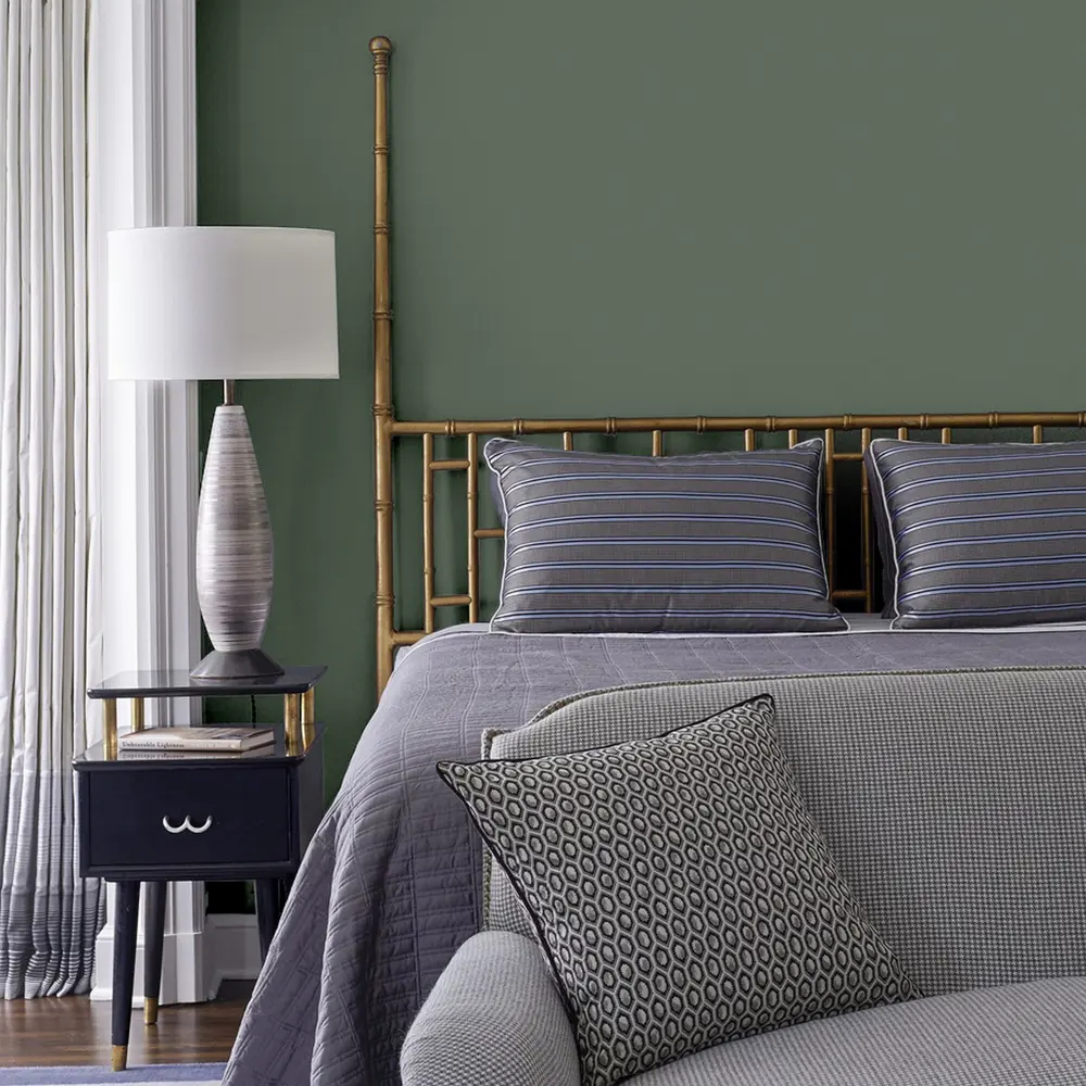 Erismann Richard флизелиновые обои темно-зеленые для стильного интерьера 89392233 STLM-1565465 - Вид №3