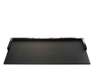 Кожаный чехол с роговыми вставками