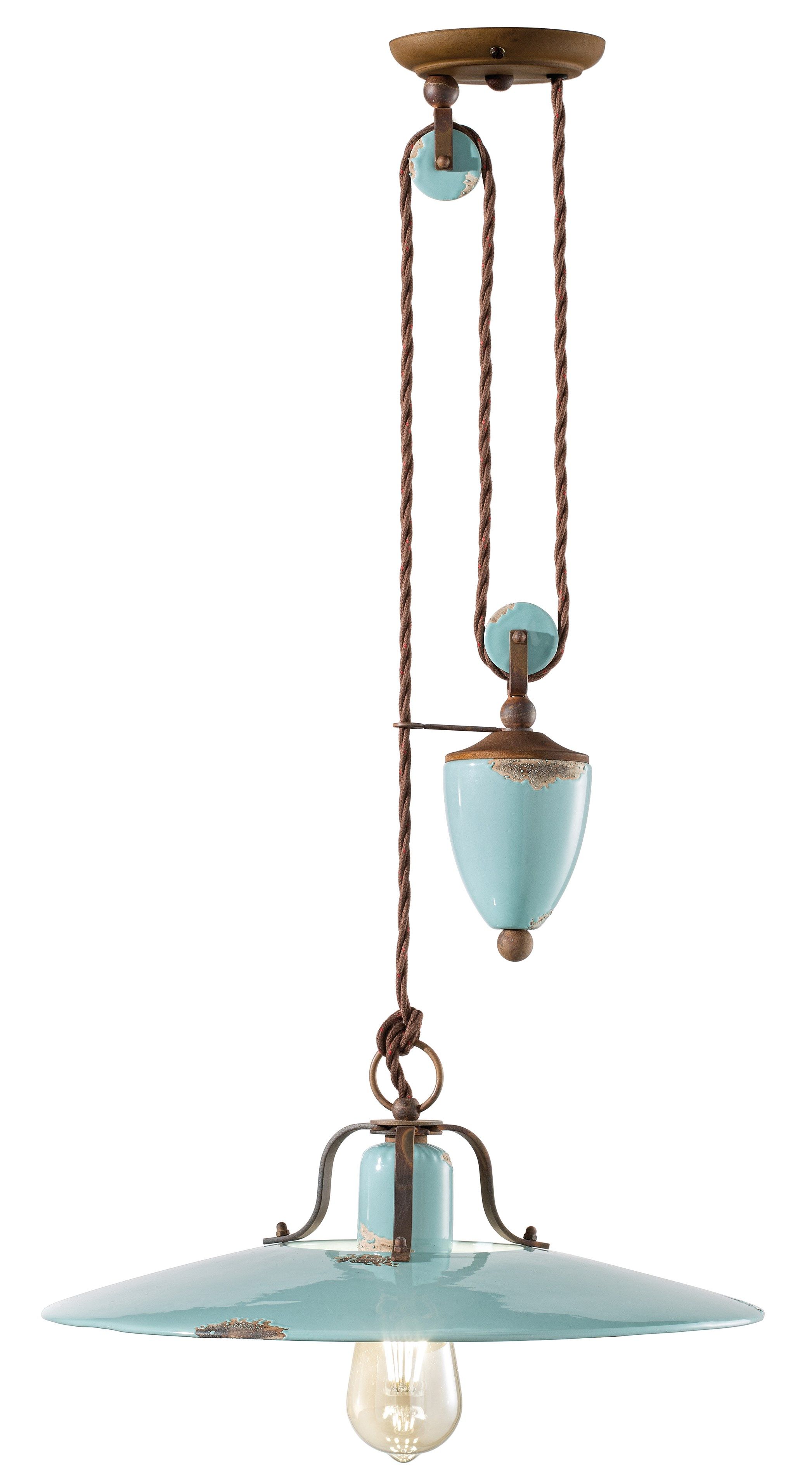 Регулируемый керамический подвесной светильник FERROLUCE ARCH-00028618 - Вид №1