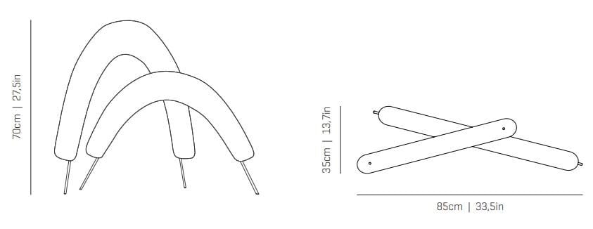 Светодиодная настольная лампа из целлюлозного волокна A-Emotional Light Arc ARCH-00049903 - Вид №5