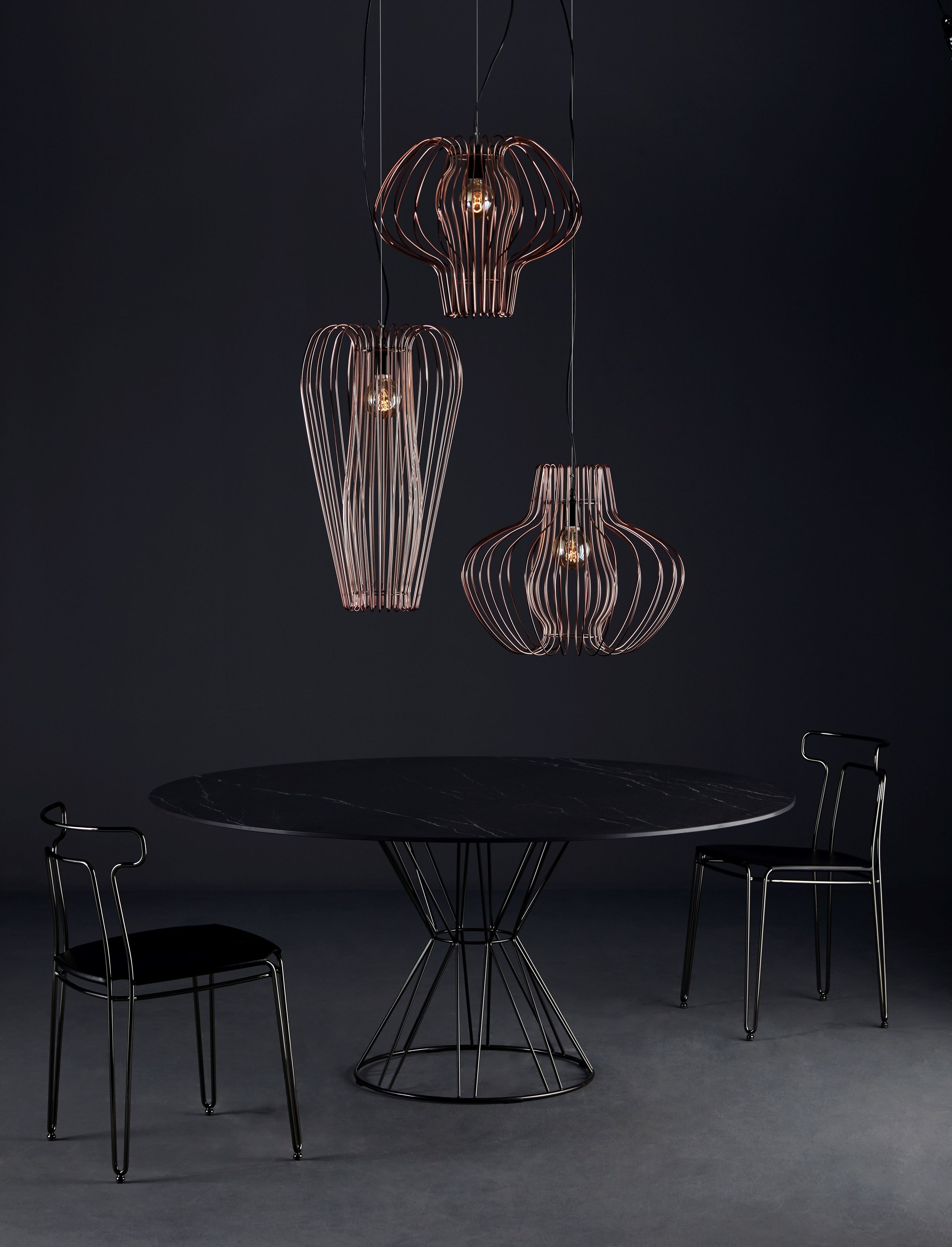 Круглый стол из керамогранита и стальной основы Colico CIRCUS ARCH-00133881 - Вид №4