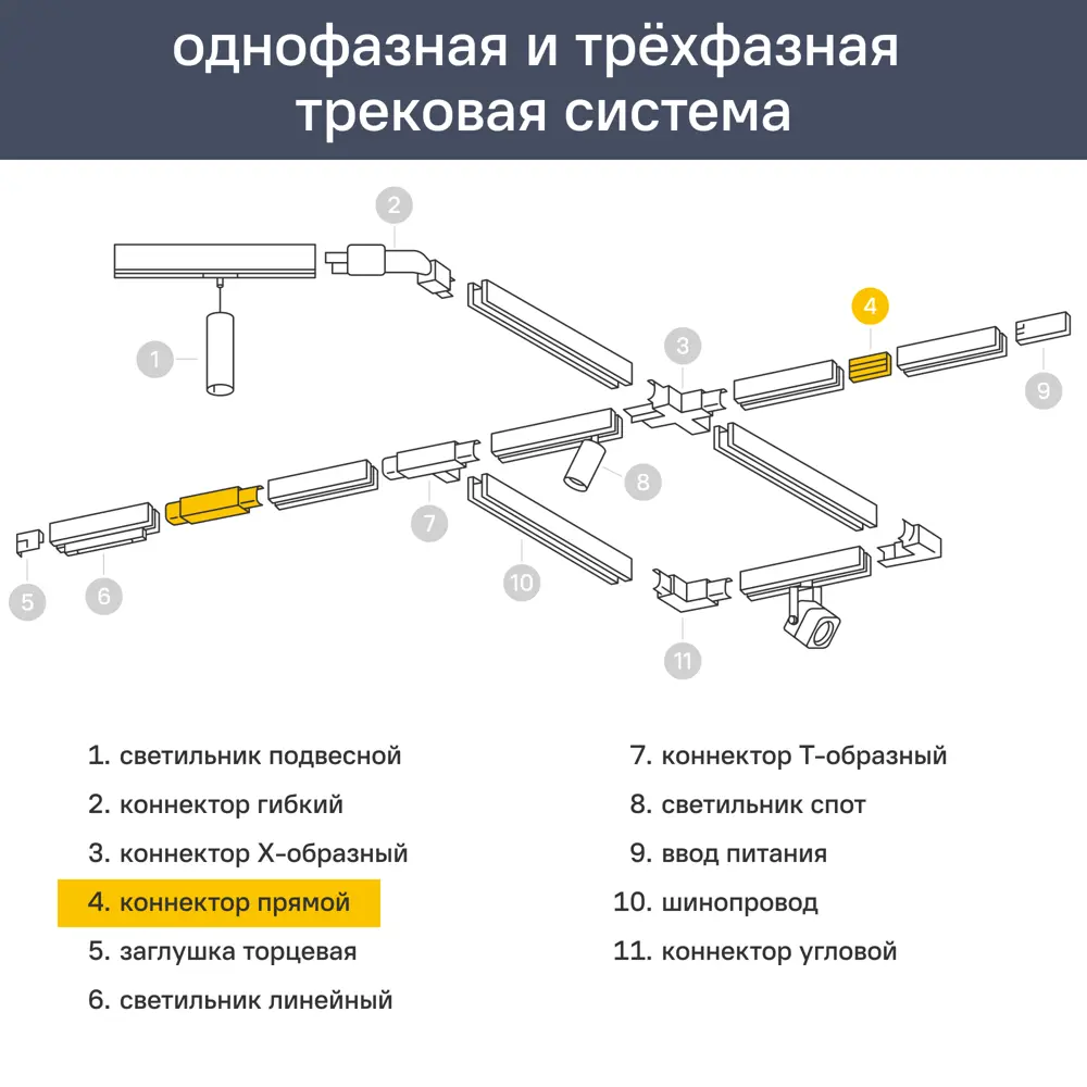 Коннектор Arte Lamp Optima для трековых светильников 89376494 STLM-1578989 - Вид №2