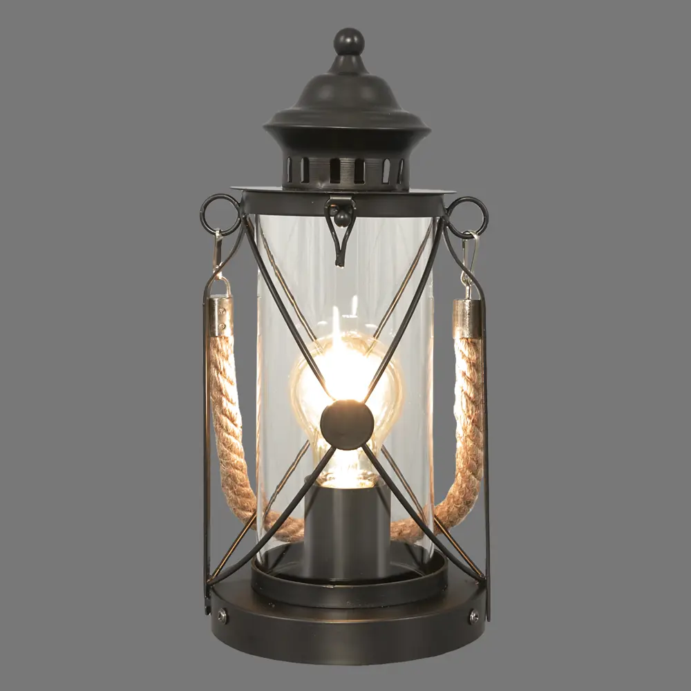 Настольная лампа Eglo Bradford 1xE27x60 Вт стекло цвет чёрный STLM-2026028 - Вид №2