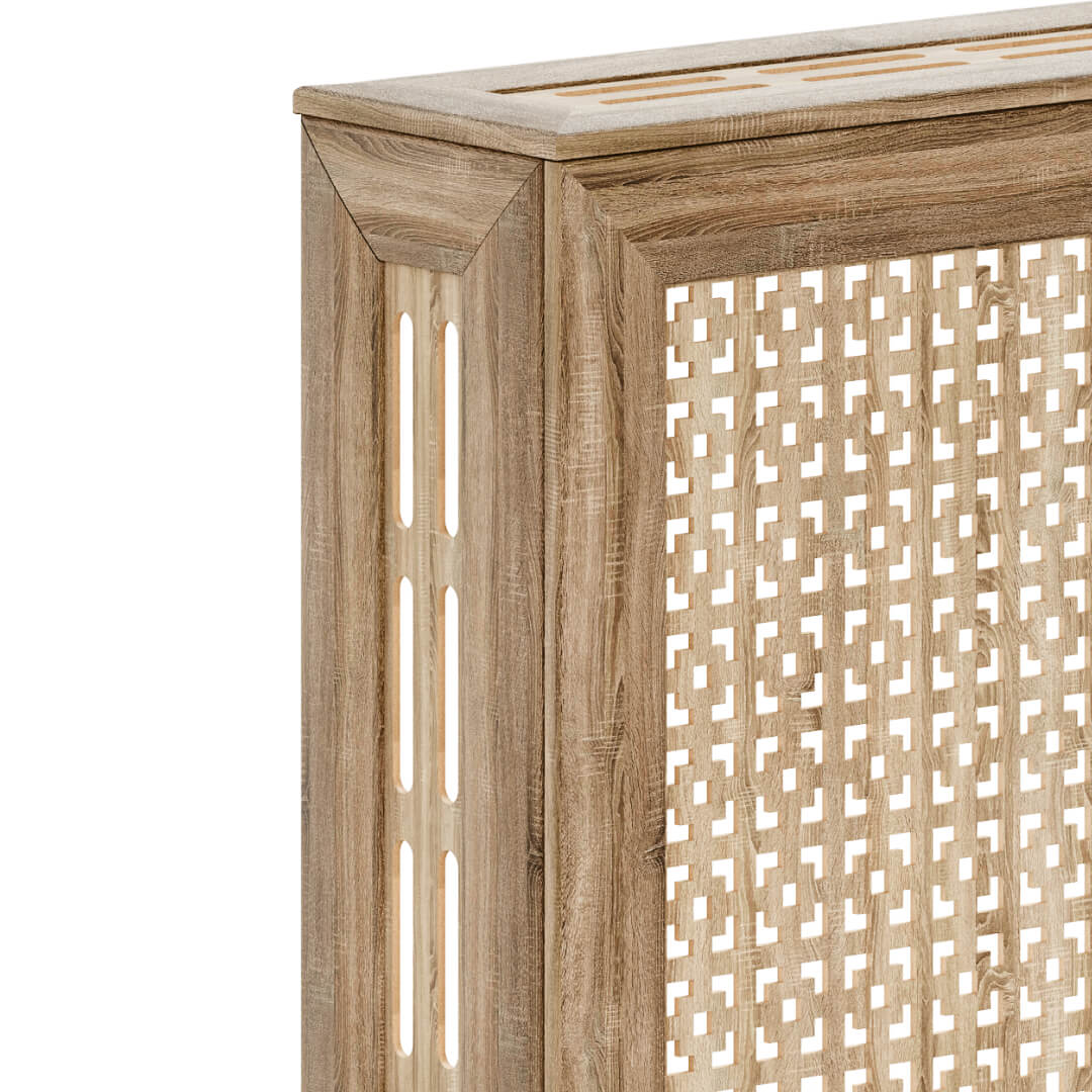 Экран для радиатора 90х60 см Дамаско дуб винтаж STELLA Standart STSR-1134