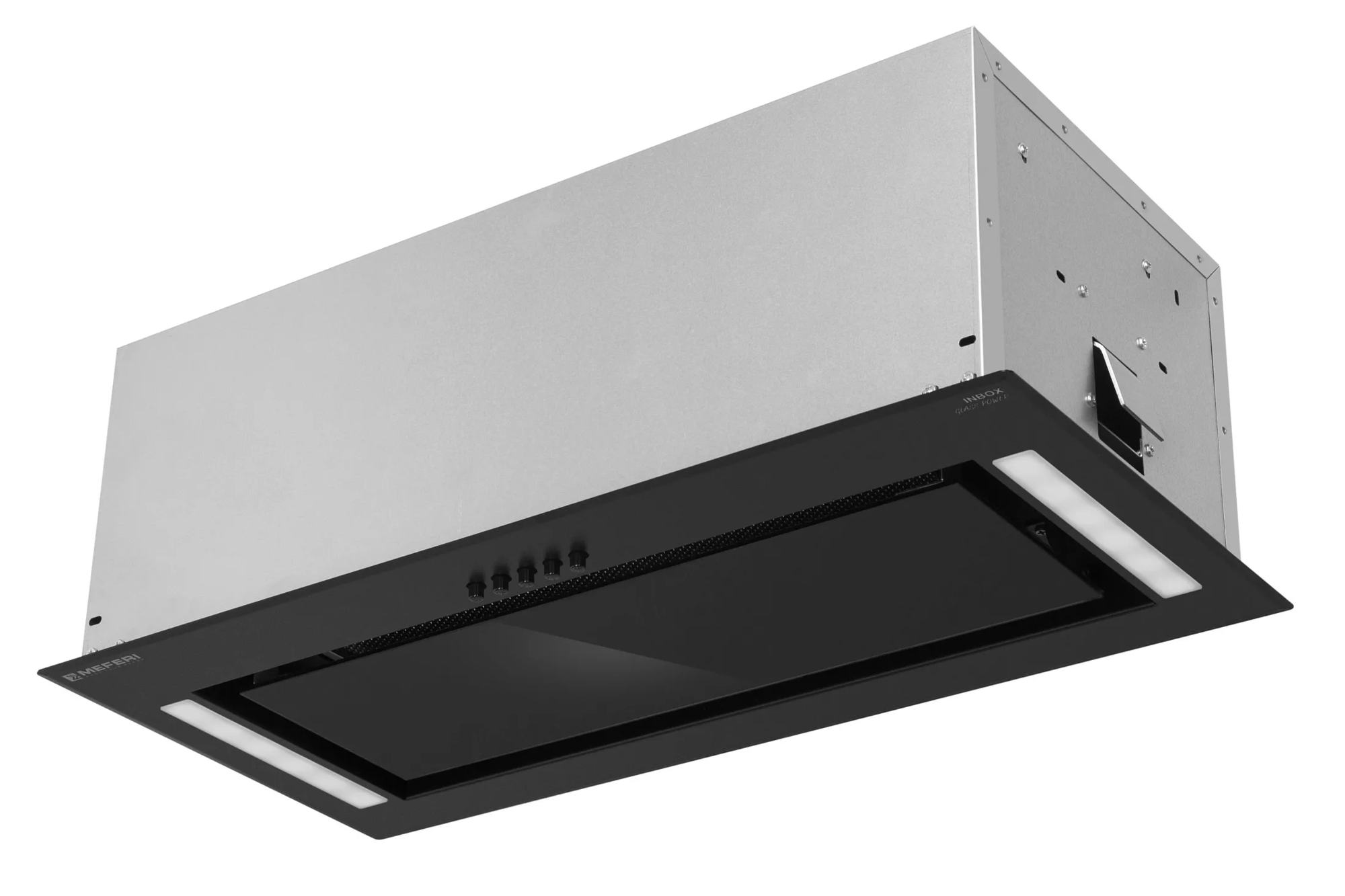 9168696 Вытяжка полновстраиваемая Meferi INBOX60BK GLASS POWER черный/черный STDN-0144828 - Вид №2