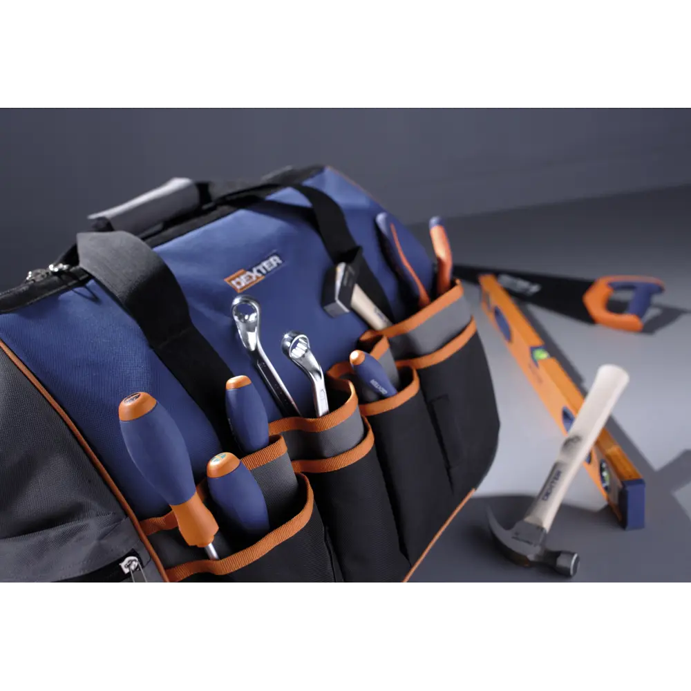 Сумка для инструментов c жестким дном Dexter AL-010 410x225x260 мм STLM-2094710 - Вид №2
