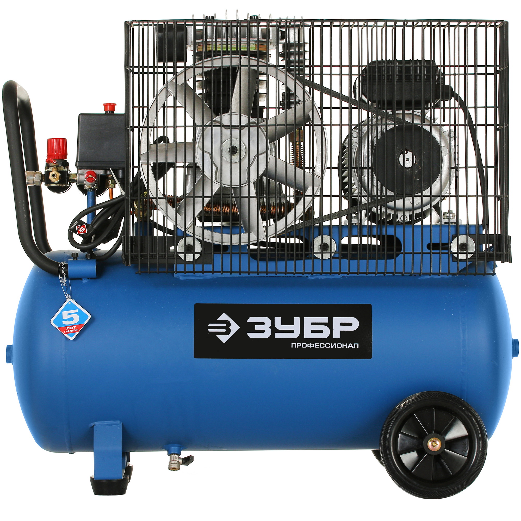 Компрессор поршневой масляный Зубр ЗКПМ-440-50-Р-2.2 1264360 STDN-0062259 - Вид №5