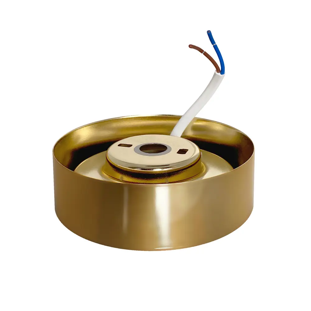 Светильник точечный накладной R75H 3 м² цвет золото СВЕТКОМПЛЕКТ STLM-2117103 - Вид №5