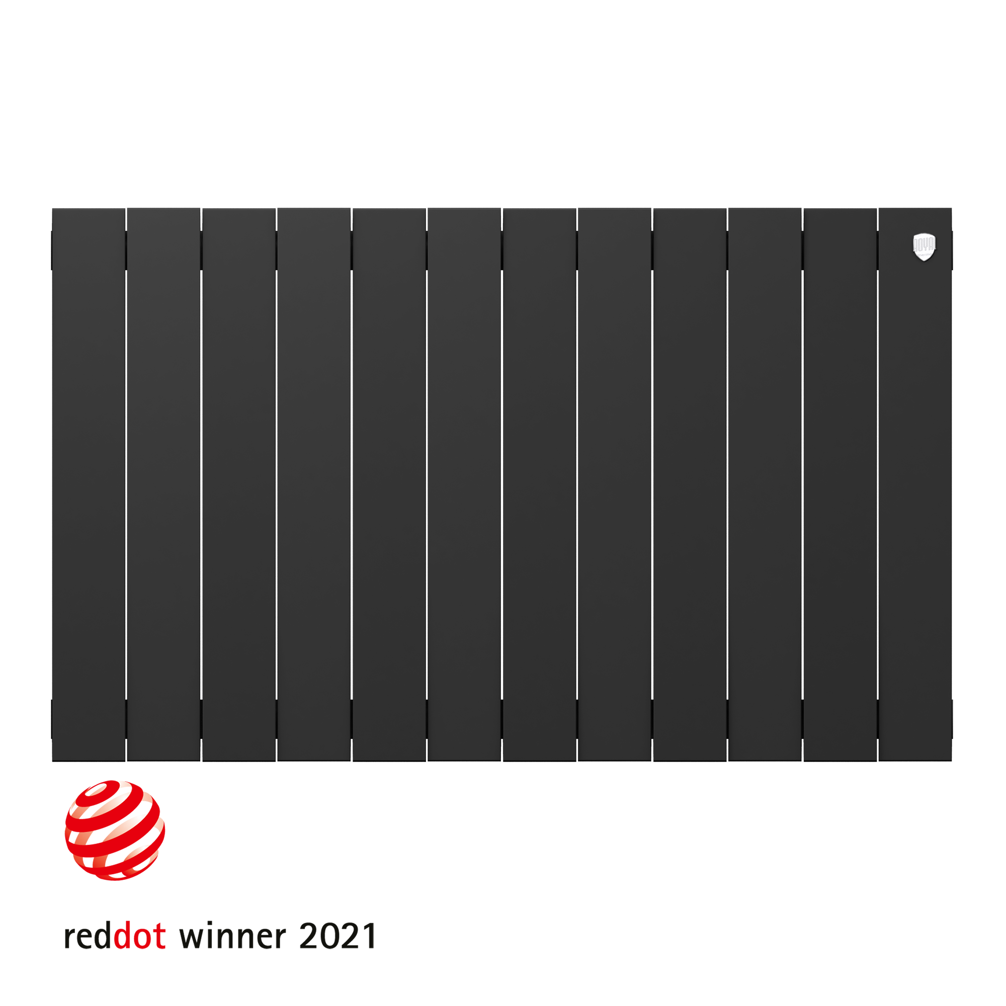 81979205 Радиатор 500 12 секций Noir Sable боковое подключение биметалл черный Pianoforte STLM-0016432 ROYAL THERMO