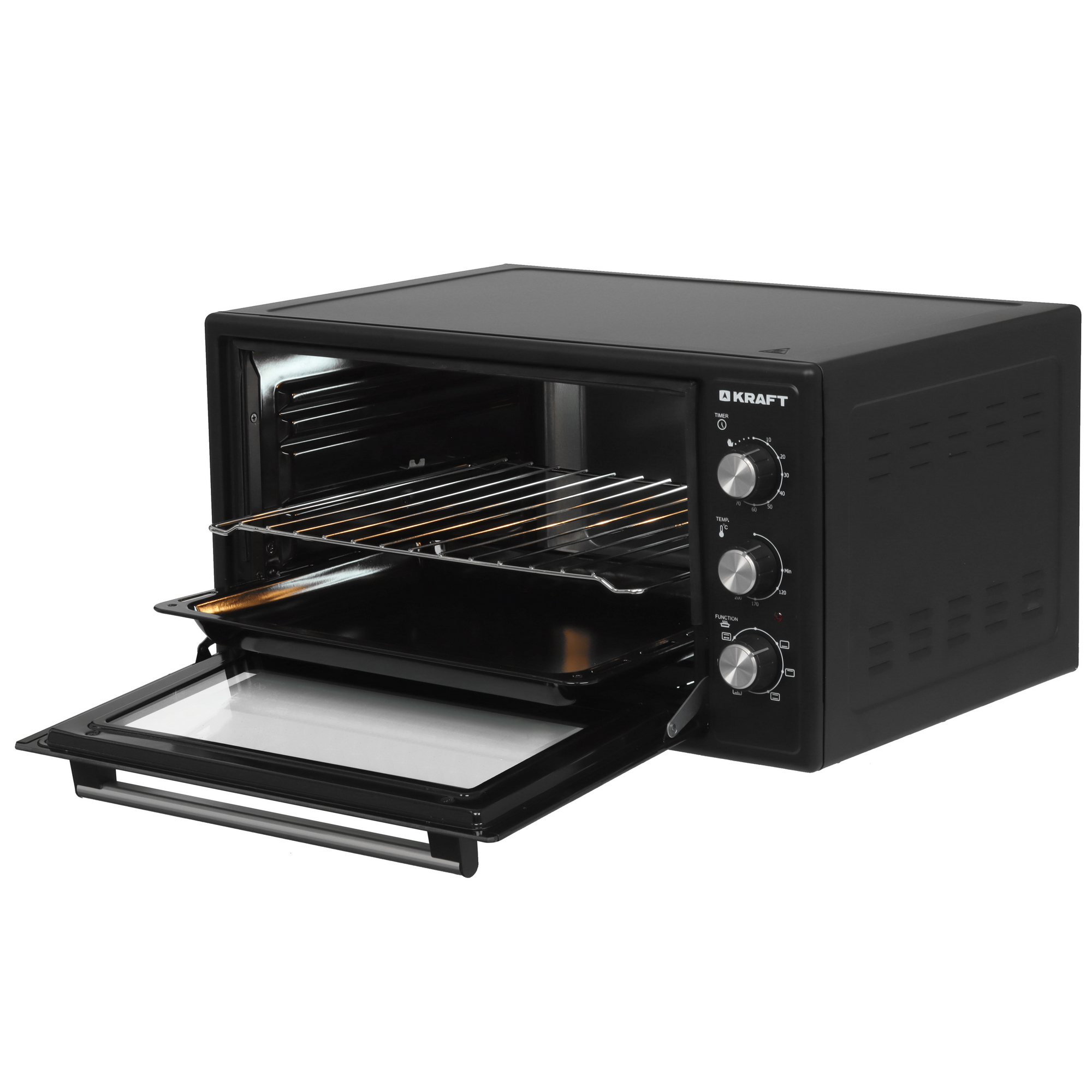 9131520 Мини-печь Kraft KF-MO 4808 FDBL черный STDN-0024856 - Вид №4
