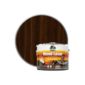 90737953 Пропитка для защиты древесины Wood Lasur палисандр 9 л STLM-0361974 DUFA