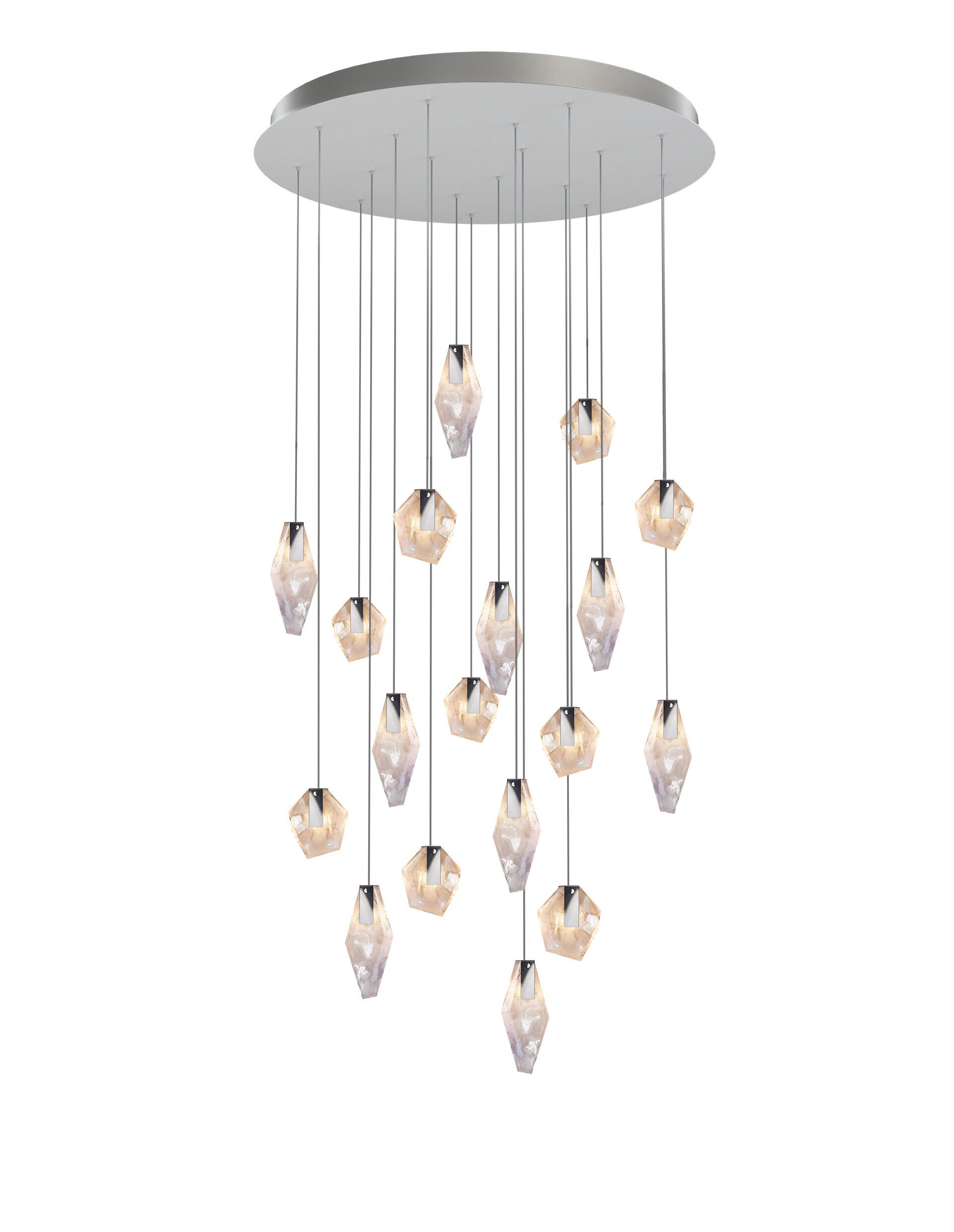 Стеклянная светодиодная люстра bomma Фрагменты ARCH-00002761 - Вид №6