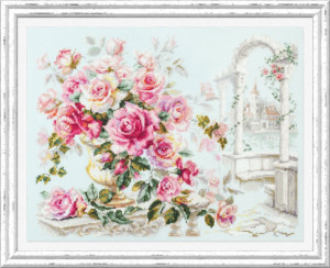 110-011 Розы для герцогини Набор для вышивания Чудесная Игла 40 х 30 см Чудесная игла