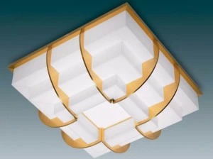 Jean Perzel Стеклянный потолочный светильник прямого света 364