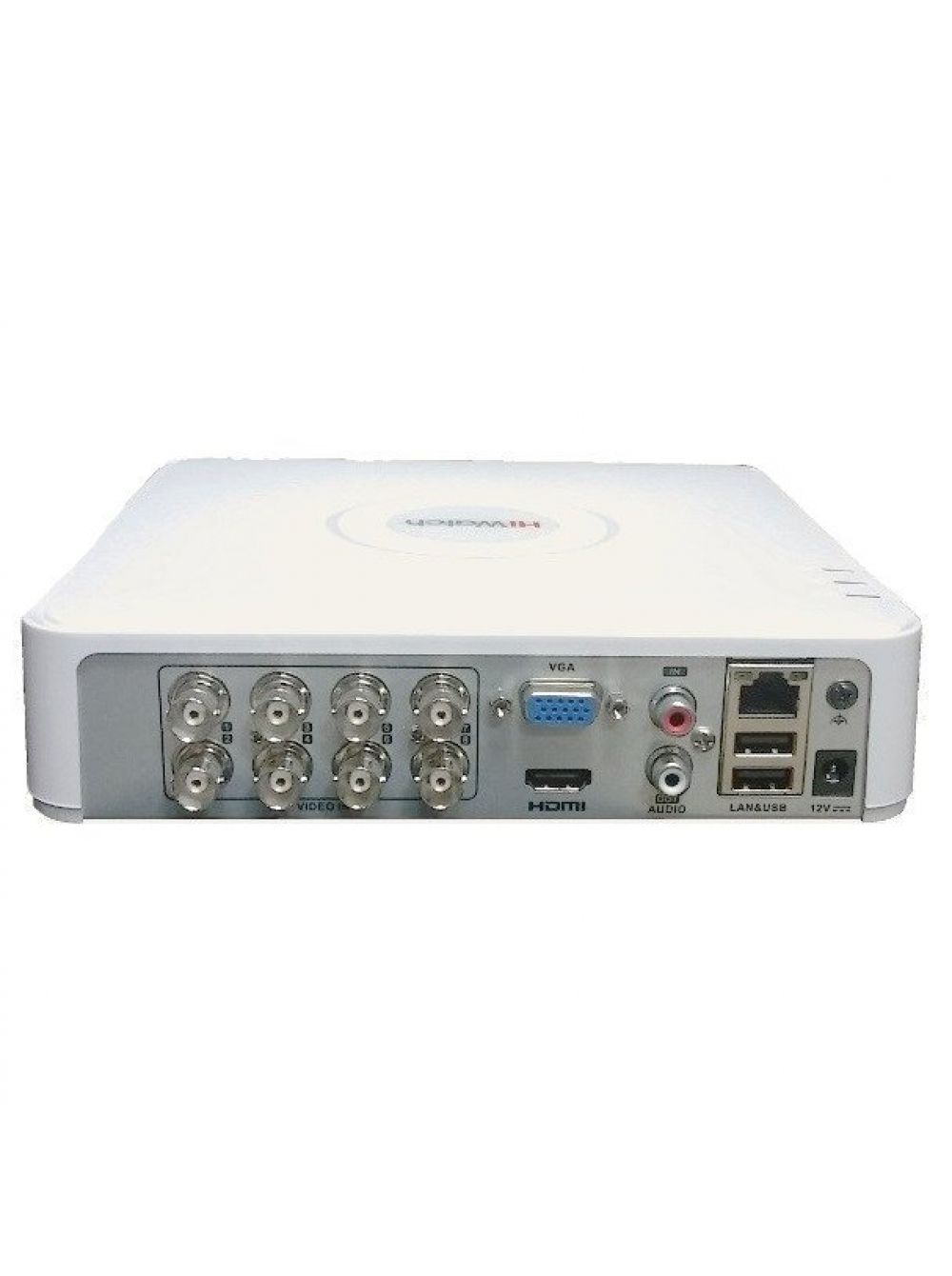 DS-H108G 8-ми канальный гибридный hd-tvi регистратор для аналоговых, hd-tvi, ahd и cvi камер + 2 ip-канала@1080p видеовход: 8 каналов bnc; аудиовход 1 rca; видеовыход 1 vga и 1 hdmi до 1080p; аудиовыход: 1 rca; h.264/h.264+; g.711u. разрешение записи tvi Santreyd  - Вид №1