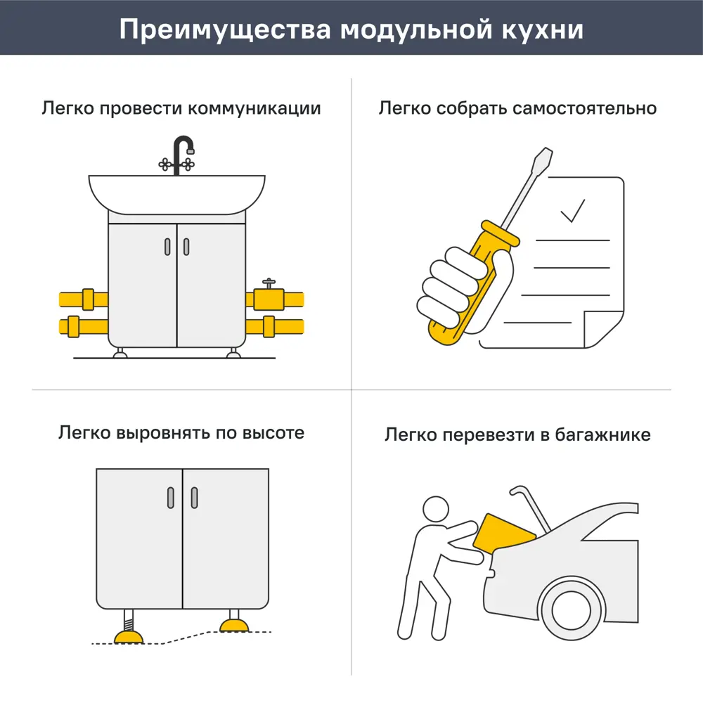 Кухонный шкаф навесной Нарбус 60x67.6x29 см ЛДСП цвет серый 89409139 STLM-2183766 Santreyd - Вид №14