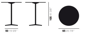 Высокий стол со спицами Arper Fred ARCH-00042013 - Вид №1