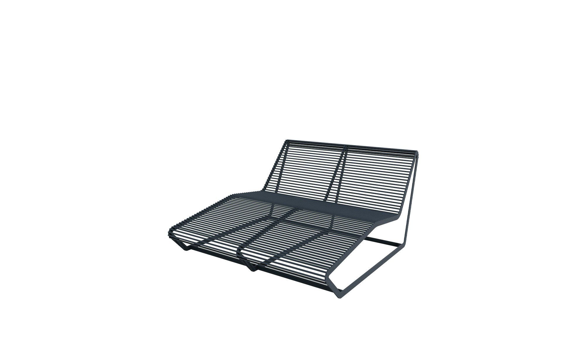 Стальной открытый шезлонг amop Frame ARCH-00102488 - Вид №3