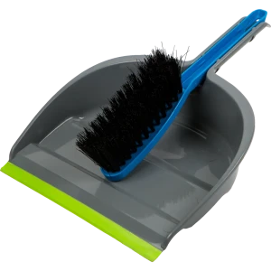 Совок с щёткой пластик