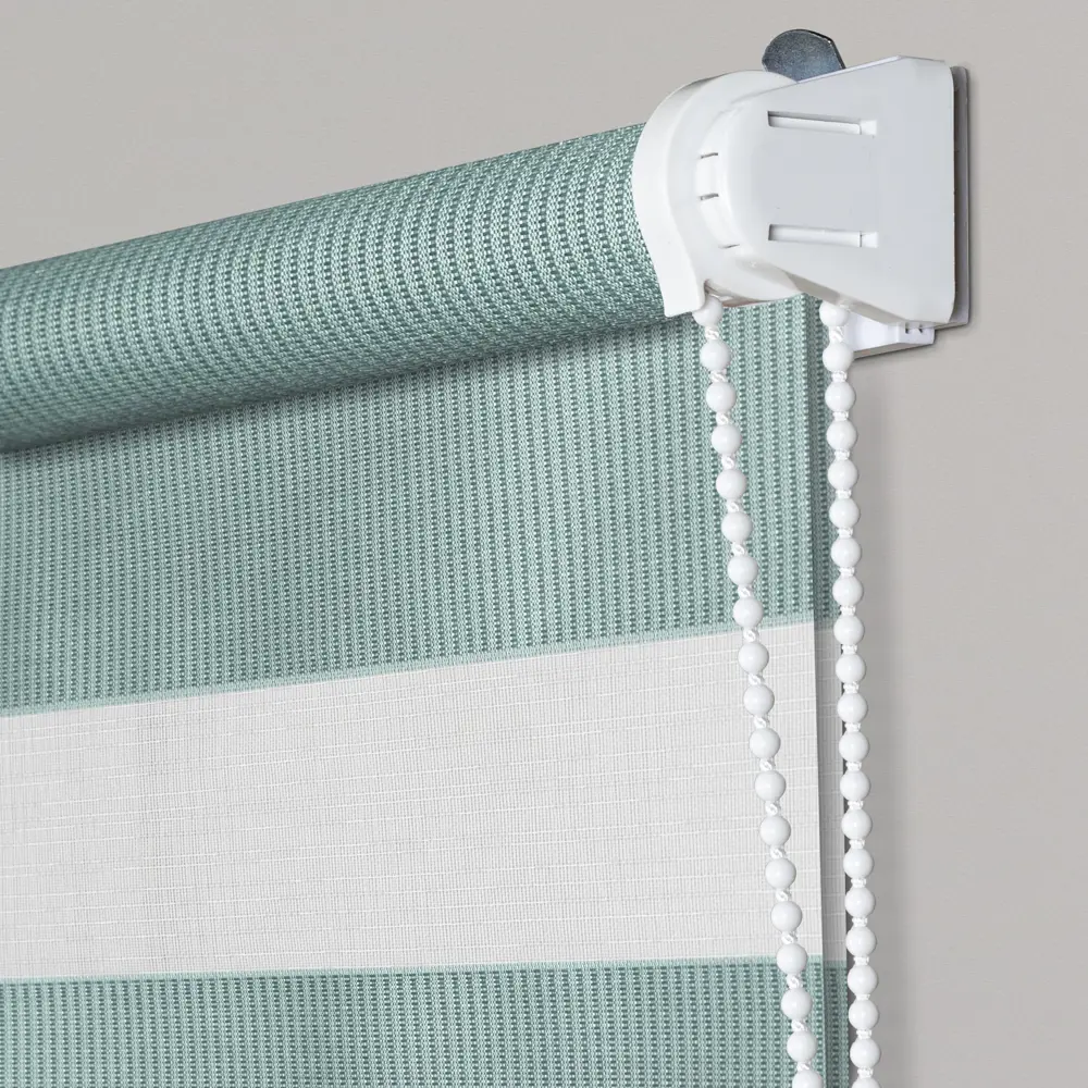 Рулонная штора день-ночь MIAMOZA Петер 100×160 см бирюзовая 89411362 STLM-1577021 - Вид №2