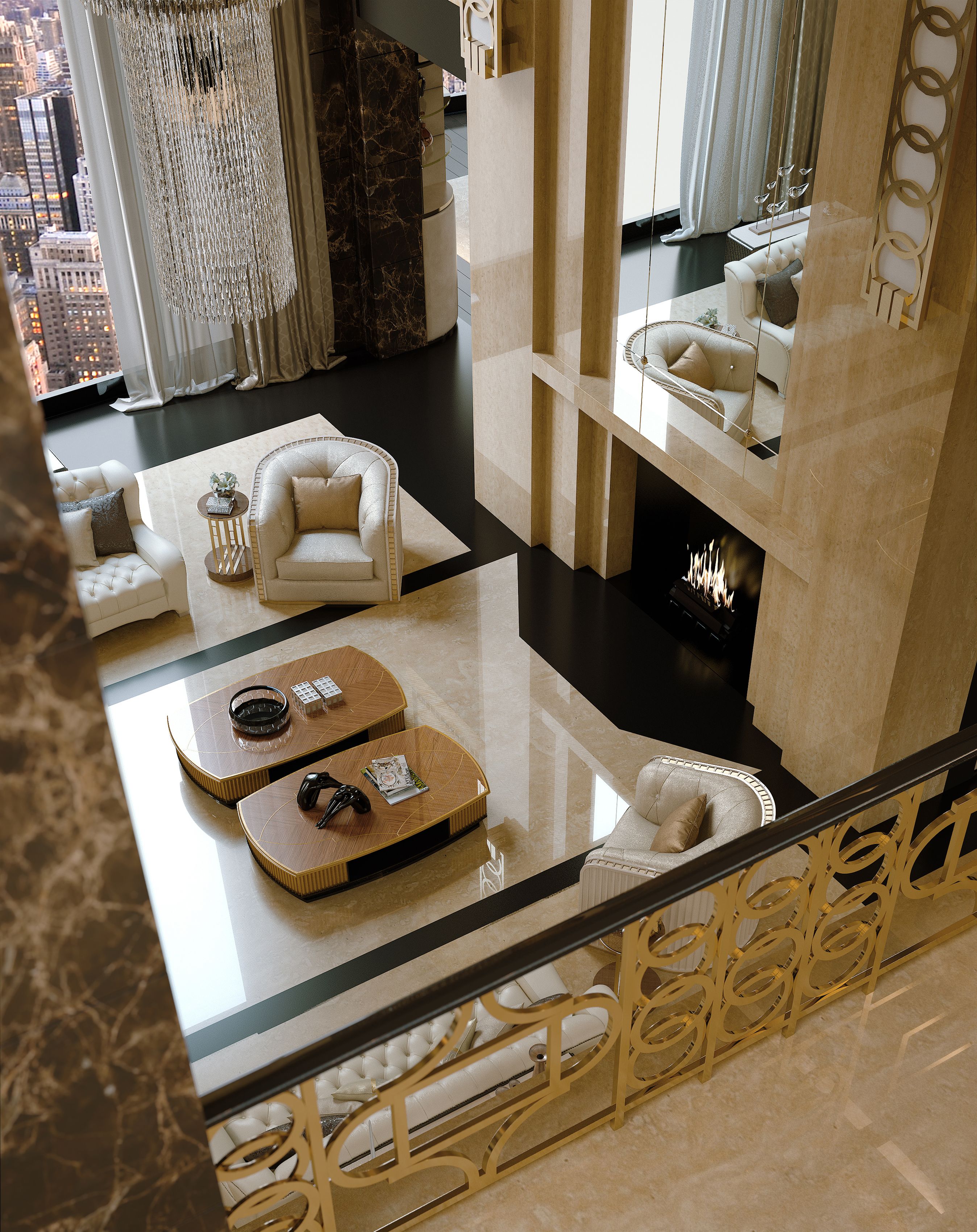 Низкий прямоугольный журнальный столик из грецкого ореха с отсеком для хранения BRUNO ZAMPA OTTO ARCH-00061156 - Вид №4