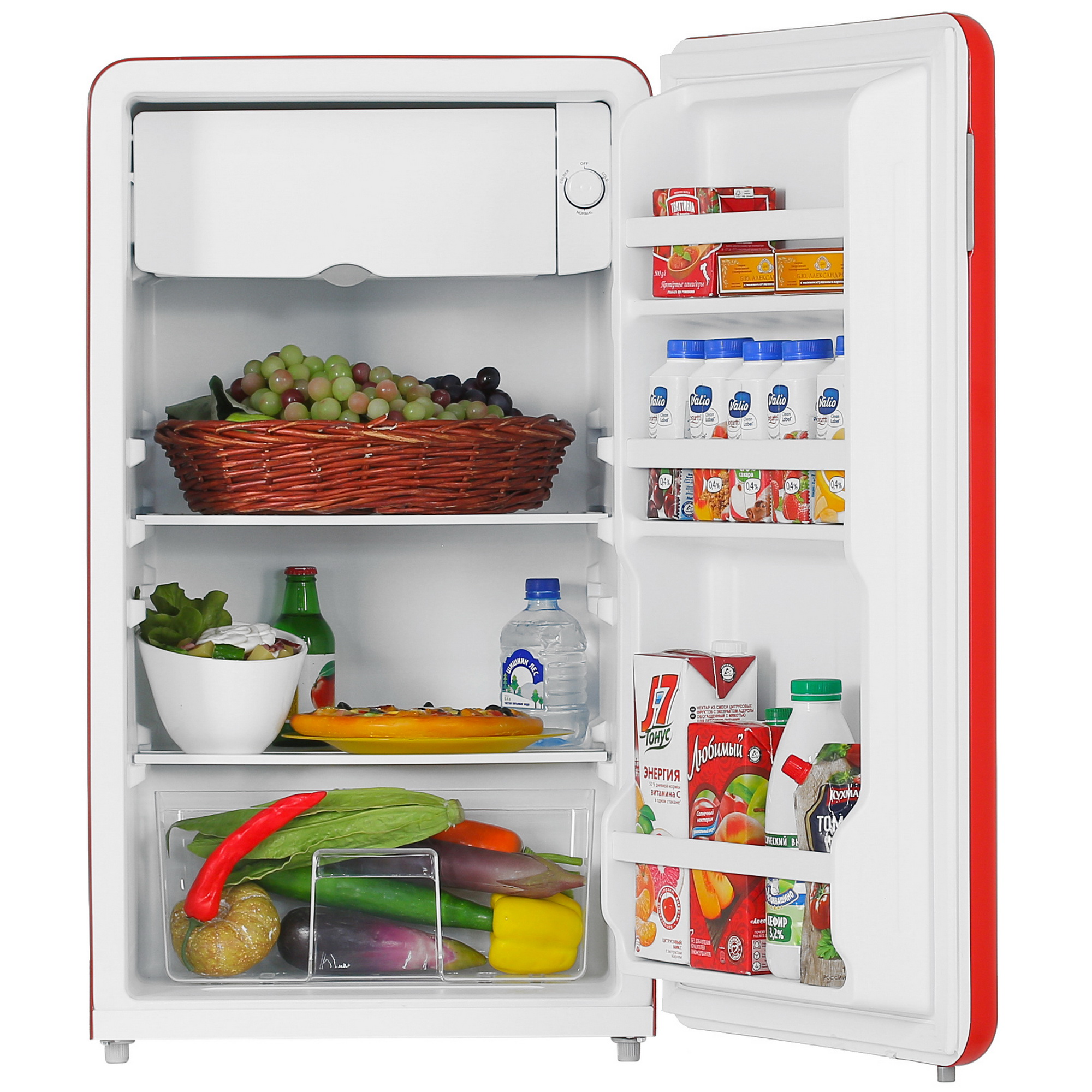 4703598 Холодильник компактный   DEXP RF-SD090RMA/R красный STDN-0034148 - Вид №5