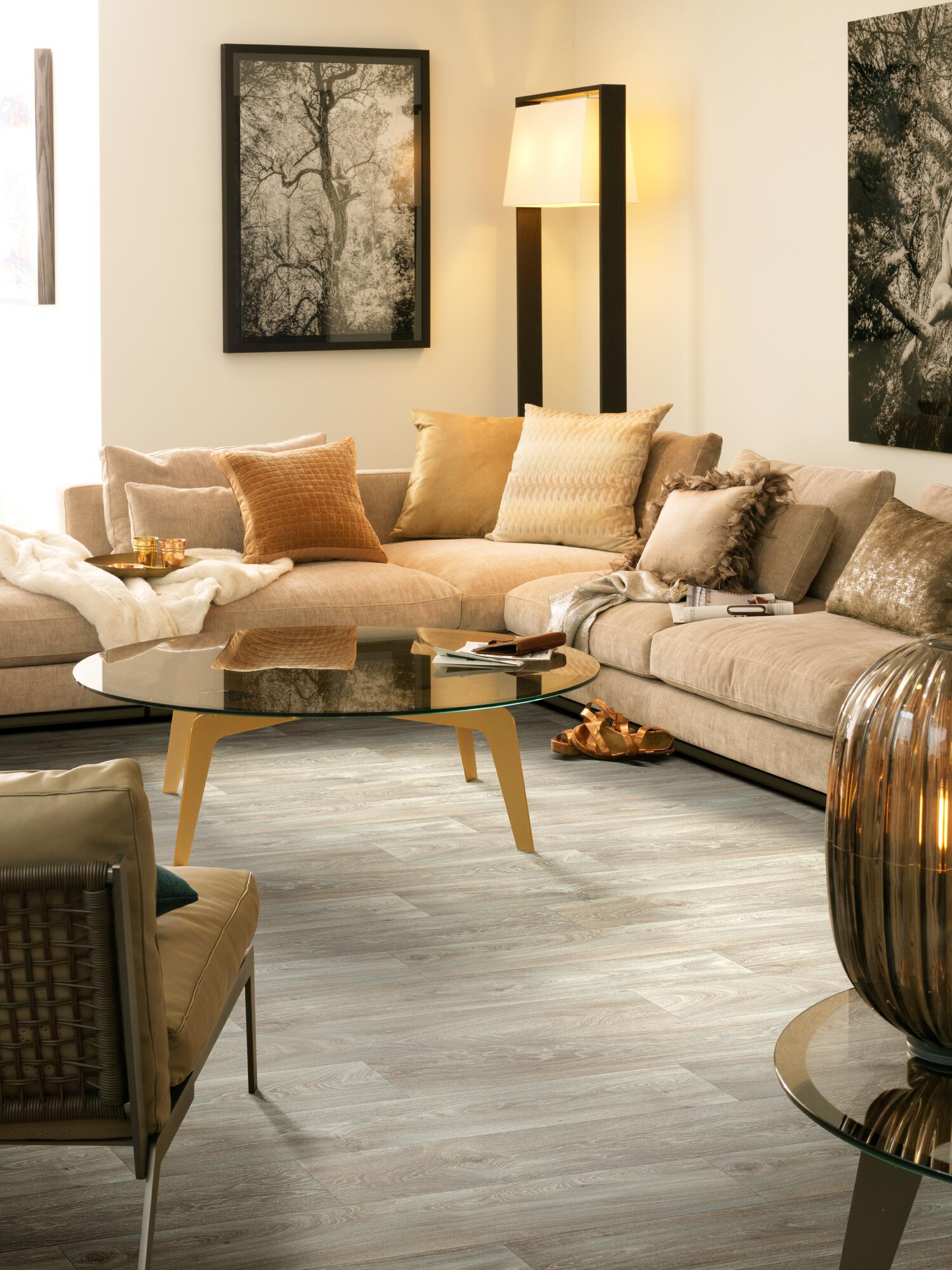 Нескользящий виниловый пол с эффектом дерева BEAUFLOR Feelings ARCH-00003709