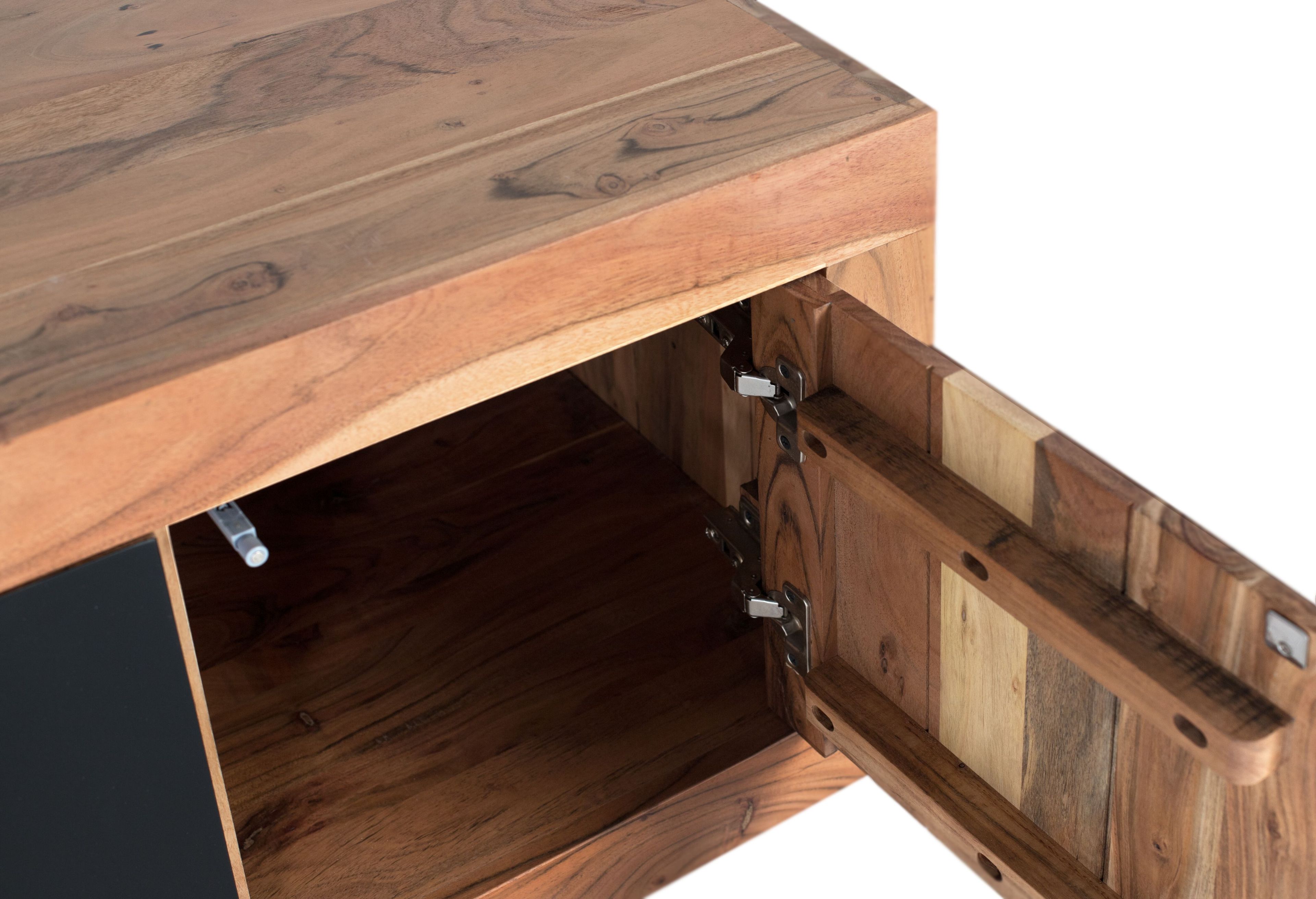 ТВ-шкаф из акации с распашными дверцами Giner y Colomer Essence ARCH-00074366 - Вид №6