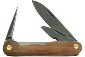 15478875 Нож для резания кабеля с деревянной рукояткой 3шт 200016 HAUPA
