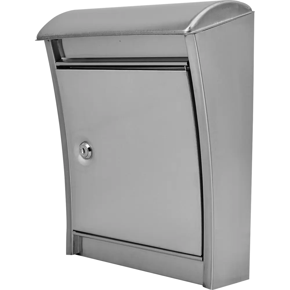 Почтовый ящик Standers 26.3x33.3x12.3 см нержавеющая сталь цвет серый STLM-2181708