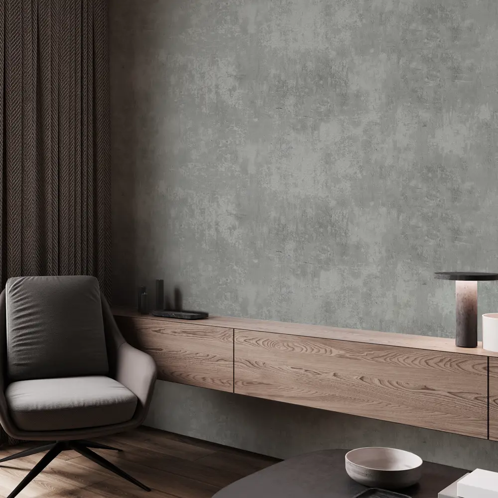 Обои флизелиновые Wall Decor Лофт темно-серые 1.06 м 75307-41 STLM-2185484 - Вид №4