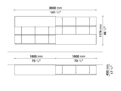 Шкаф с распашными дверцами B&B Italia PAB ARCH-00006577 - Вид №10