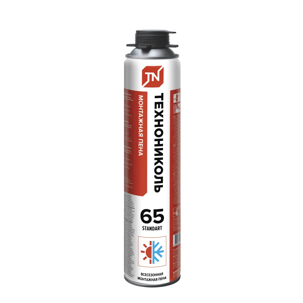 Пена монтажная профессиональная Технониколь 65 Standart всесезонная 890 мл STLM-2171927