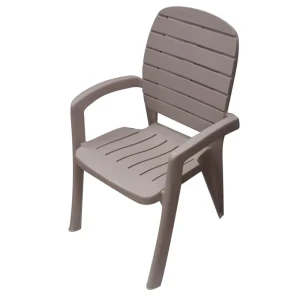 Кресло садовое Элластик-Пласт Прованс 580x600x915 мм пластик мокко