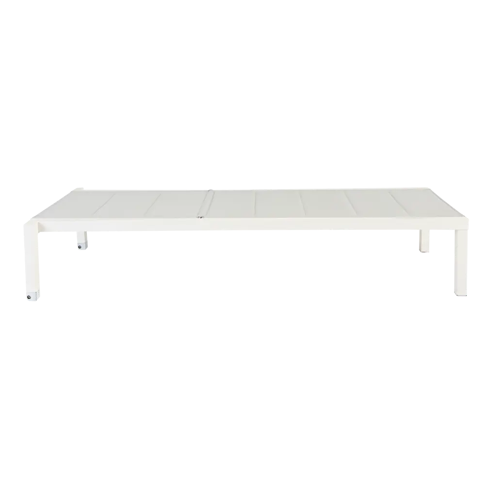 Шезлонг Naterial Aquila II 200x36x75 см алюминий/текстилен белый STLM-2064721 - Вид №2