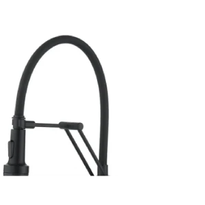 90611449 Однорычажный смеситель Emar Есв 7012 black излив 22.5 см цвет черный STLM-1478692