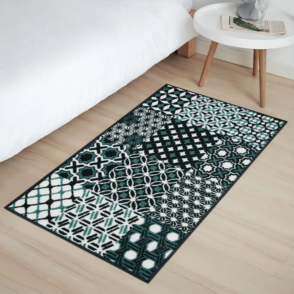 Коврик декоративный нейлон Кристалл 50x80 см цвет синий CTIM STLM-2129978 - Вид №5