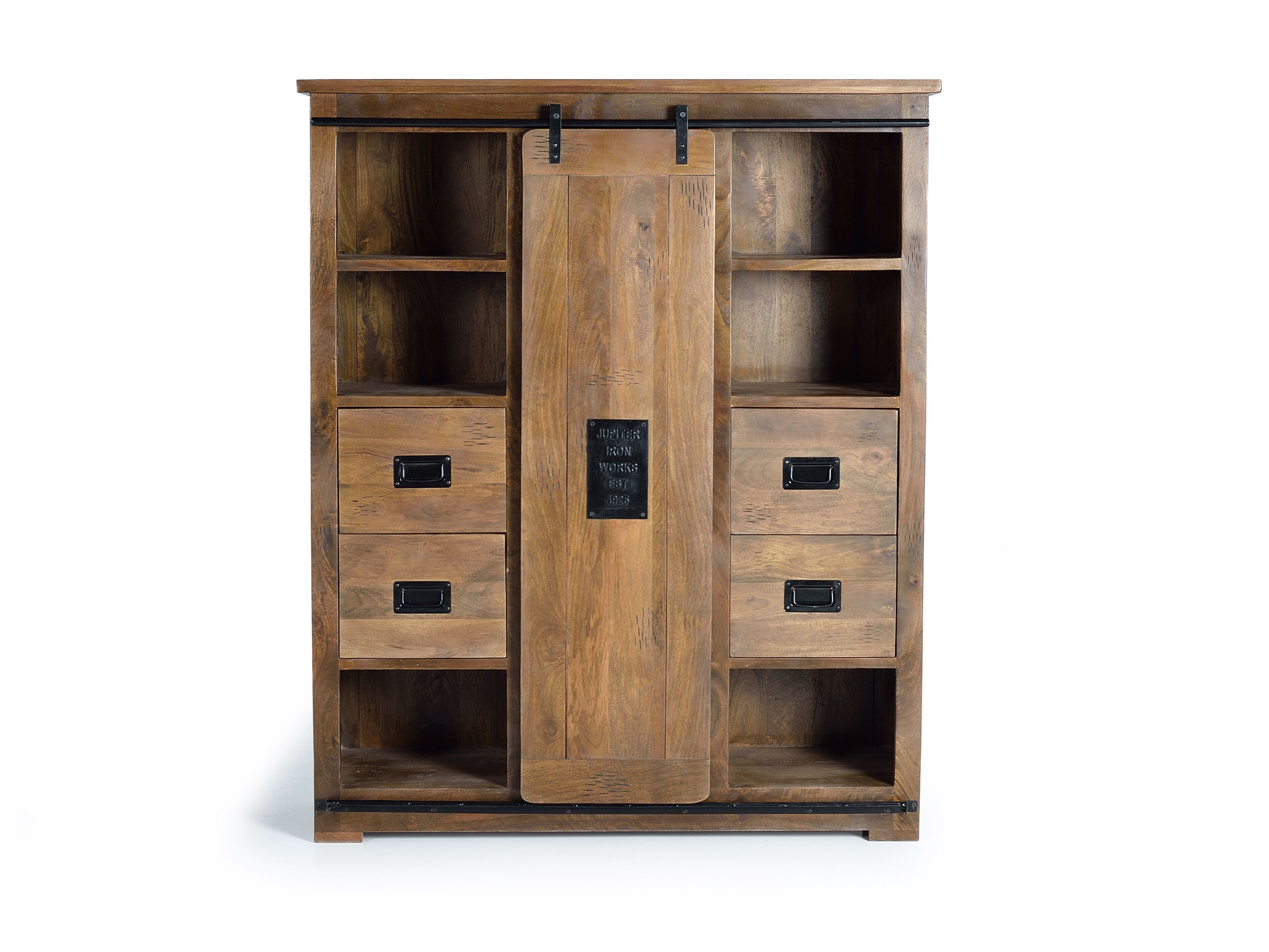 Шкаф из манго с раздвижными дверями Giner y Colomer Юпитер ARCH-00130953