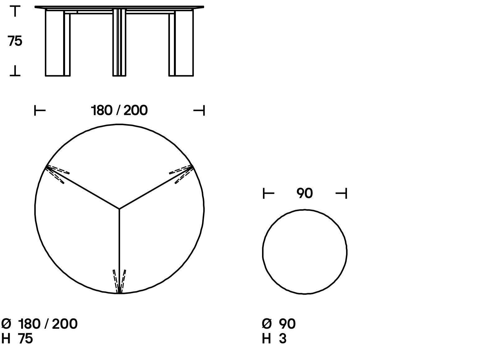 Круглый мраморный стол ACERBIS MAXWELL ARCH-00038500 - Вид №4