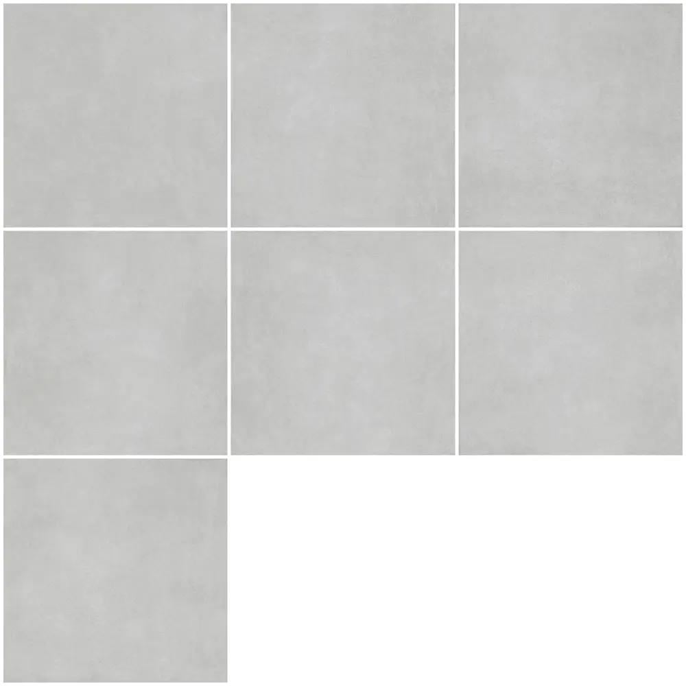Глазурованный керамогранит Lb Ceramics Начало 45x45 см 1.62 м² матовый цвет серый STLM-2180281 - Вид №2
