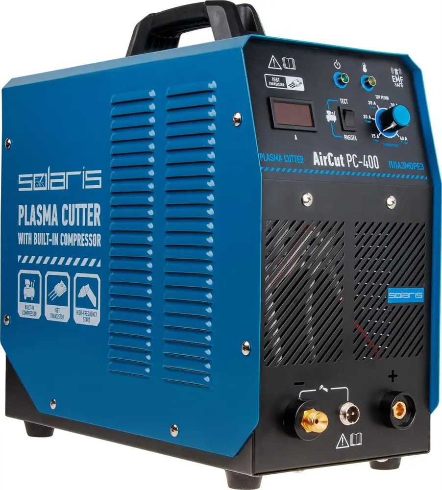 91603114 Аппарат для плазменной резки Solaris AirCut PC-400, 5.8 кВт, рез до 15 мм STLM-0848139