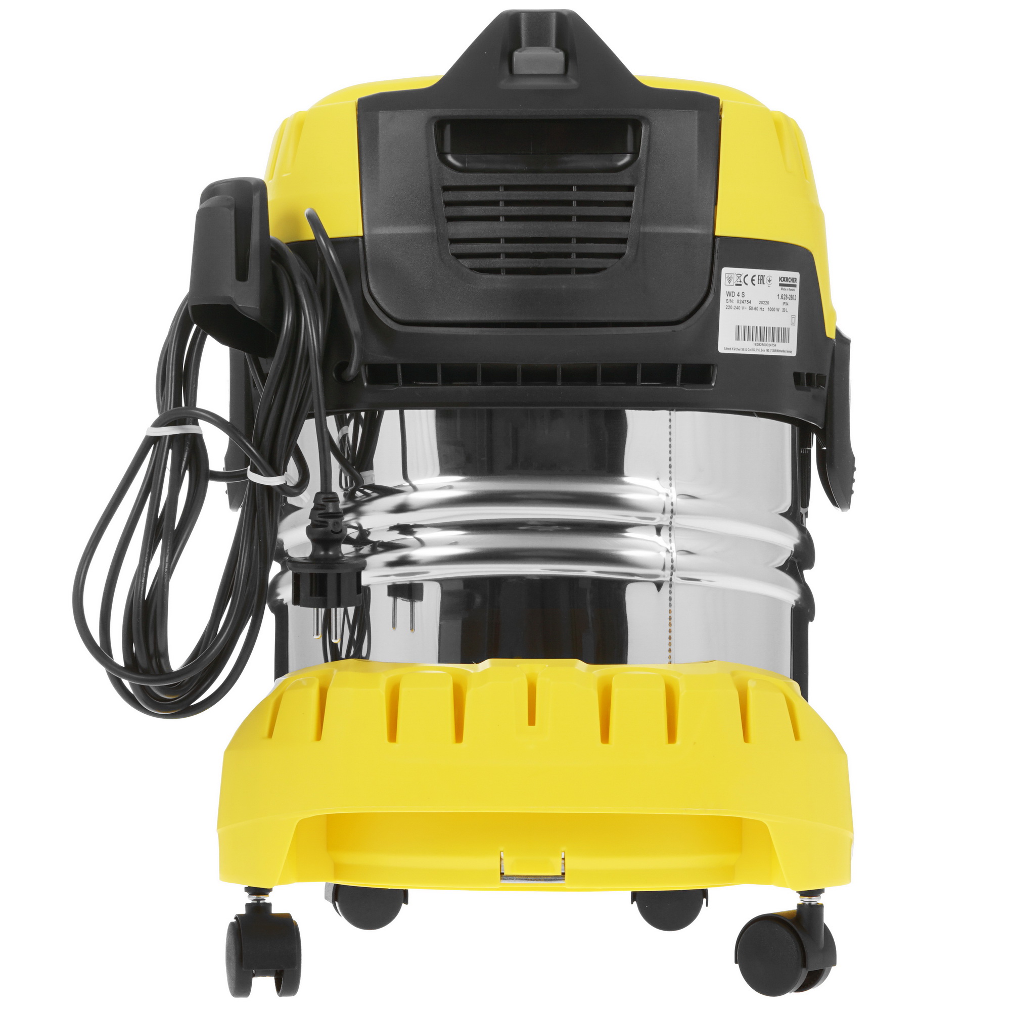 Хозяйственный пылесос  Karcher WD 4 S V-20/5/22 5370596 STDN-0023382 - Вид №5