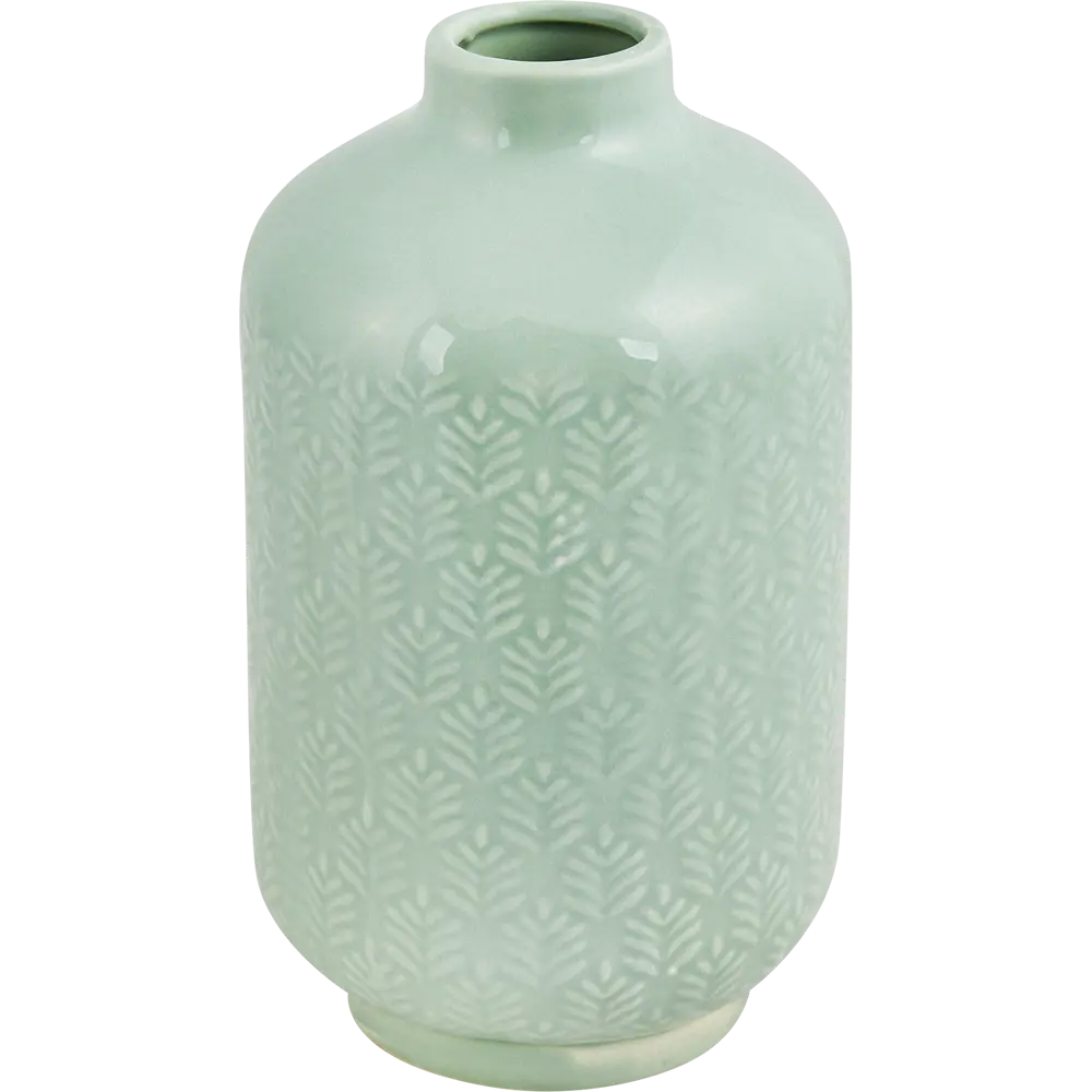 Ваза металл бежево-синий 21.5 см Atmosphera STLM-2075462