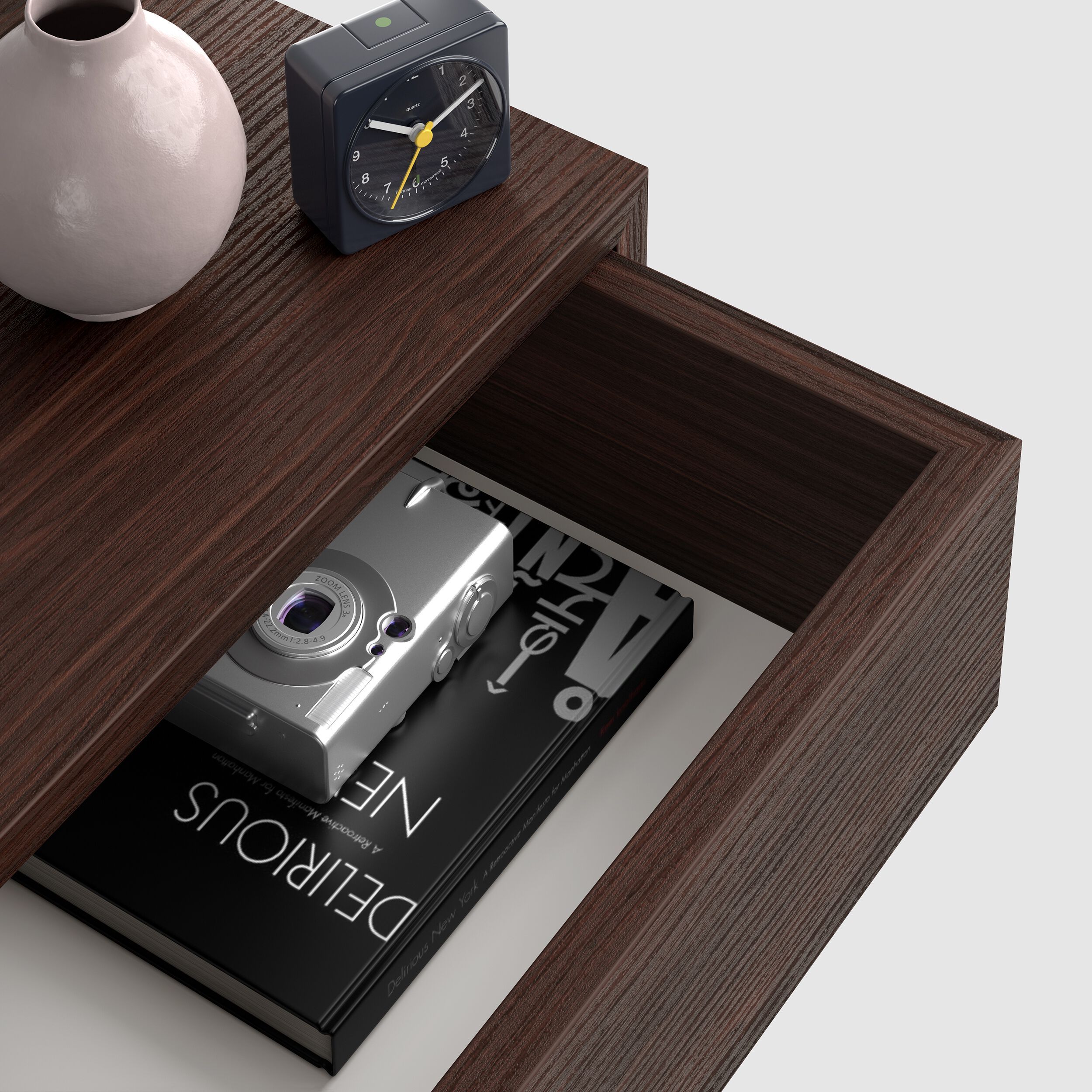 Прикроватная тумбочка с выдвижным ящиком Mobili Fiver RICCARDO ARCH-00064333 - Вид №2