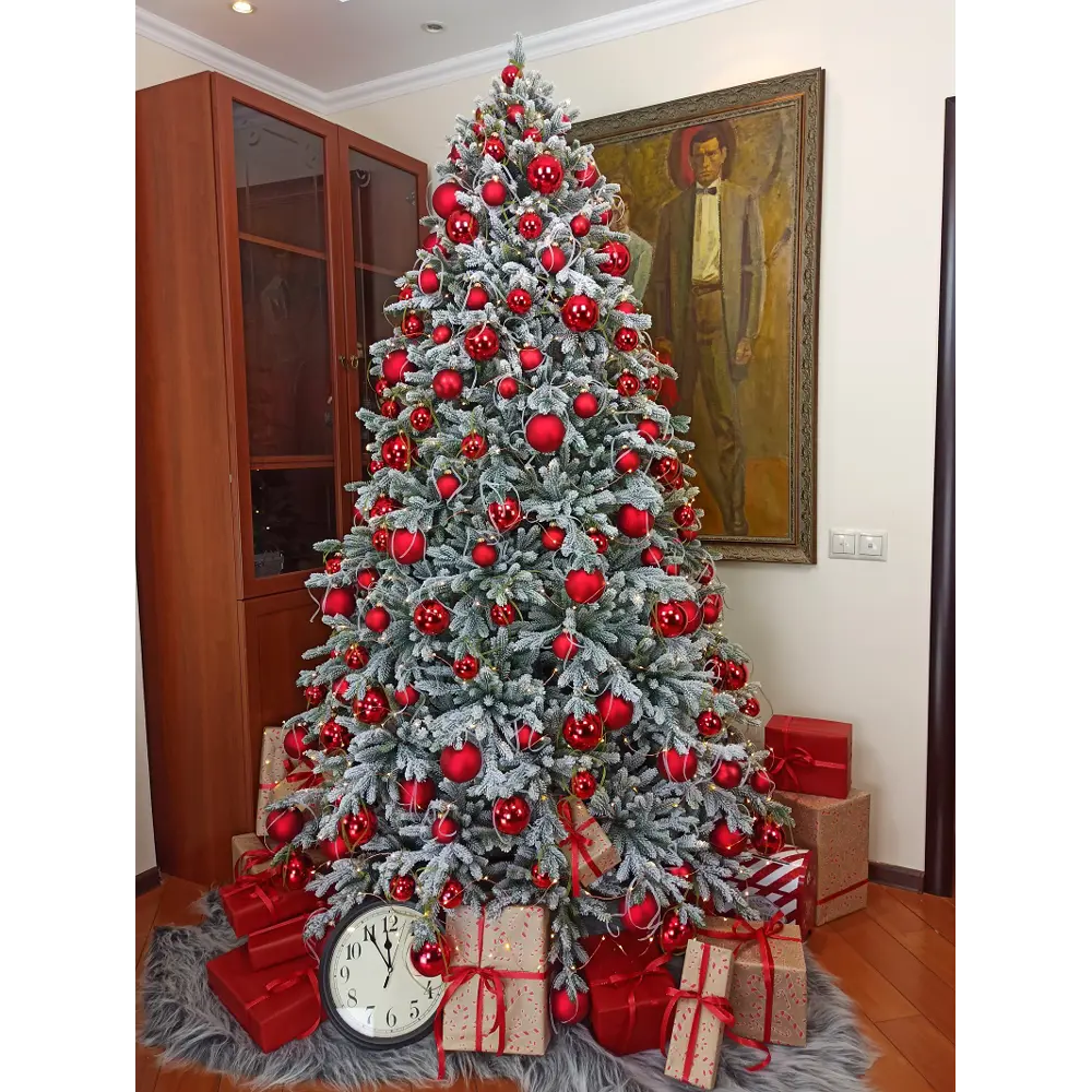 Ель новогодняя искусственная Изумрудная заснеженная 250 см BEATREES STLM-2200704 - Вид №4