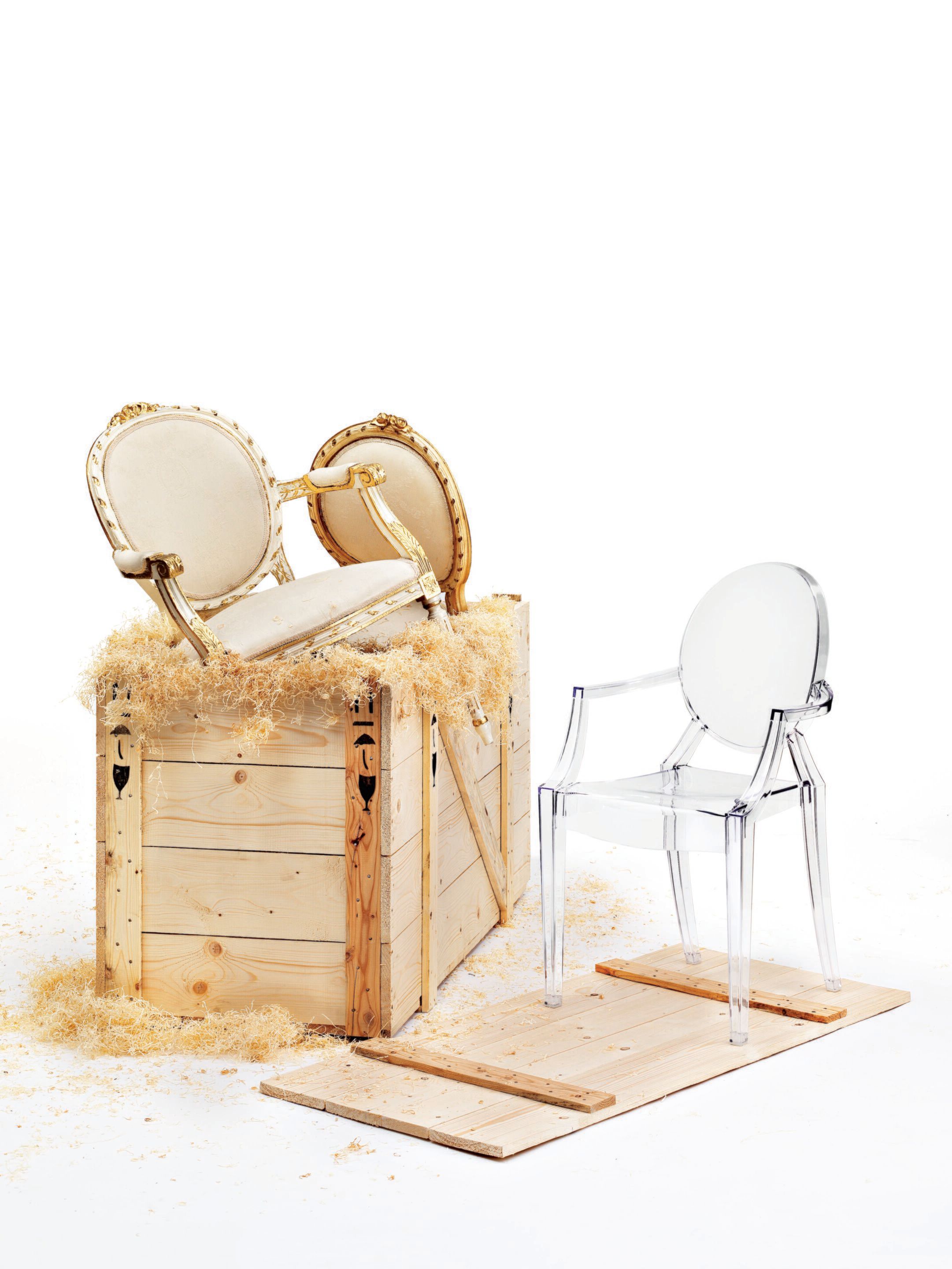 Поликарбонат медальон стул Kartell призрак ARCH-00087826 - Вид №10