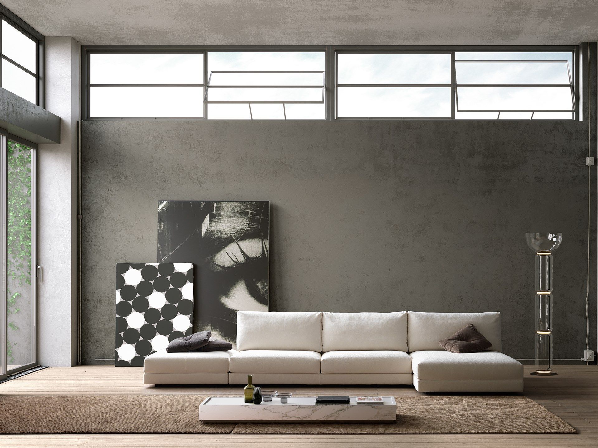 Секционный тканевый диван с полуостровом VALENTINI Уильям ARCH-00082154 - Вид №4