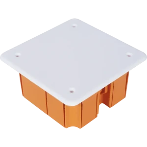 Распределительная коробка скрытая TDM 92x92x40 мм 10 вводов IP20 цвет оранжевый