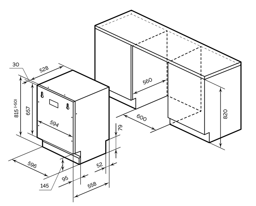 9918146 Встраиваемая посудомоечная машина LEX PM 6073 B STDN-0003214 - Вид №9