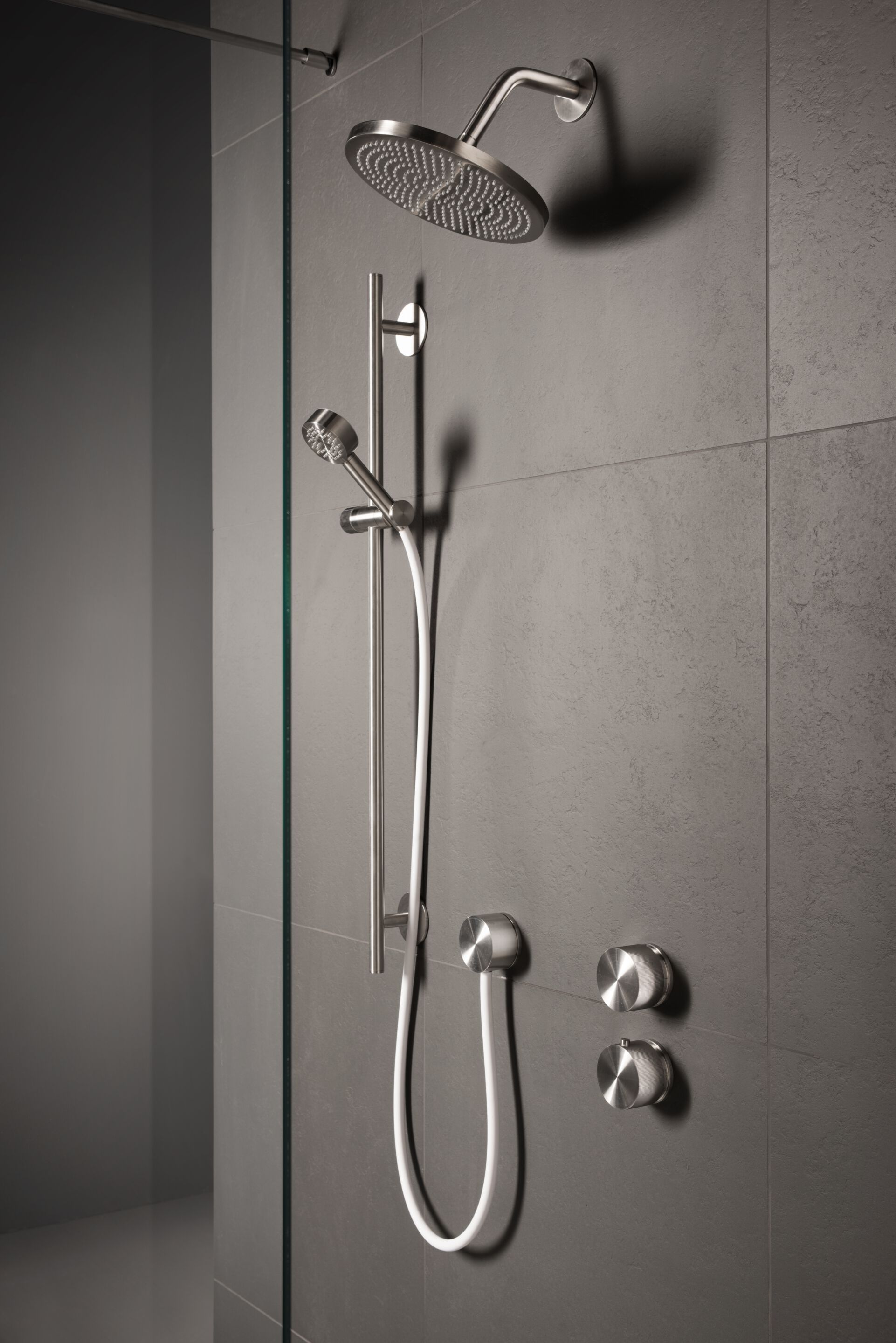 Термостатический смеситель для душа из нержавеющей стали с переключателем Amphora катушка ARCH-00029320 - Вид №4